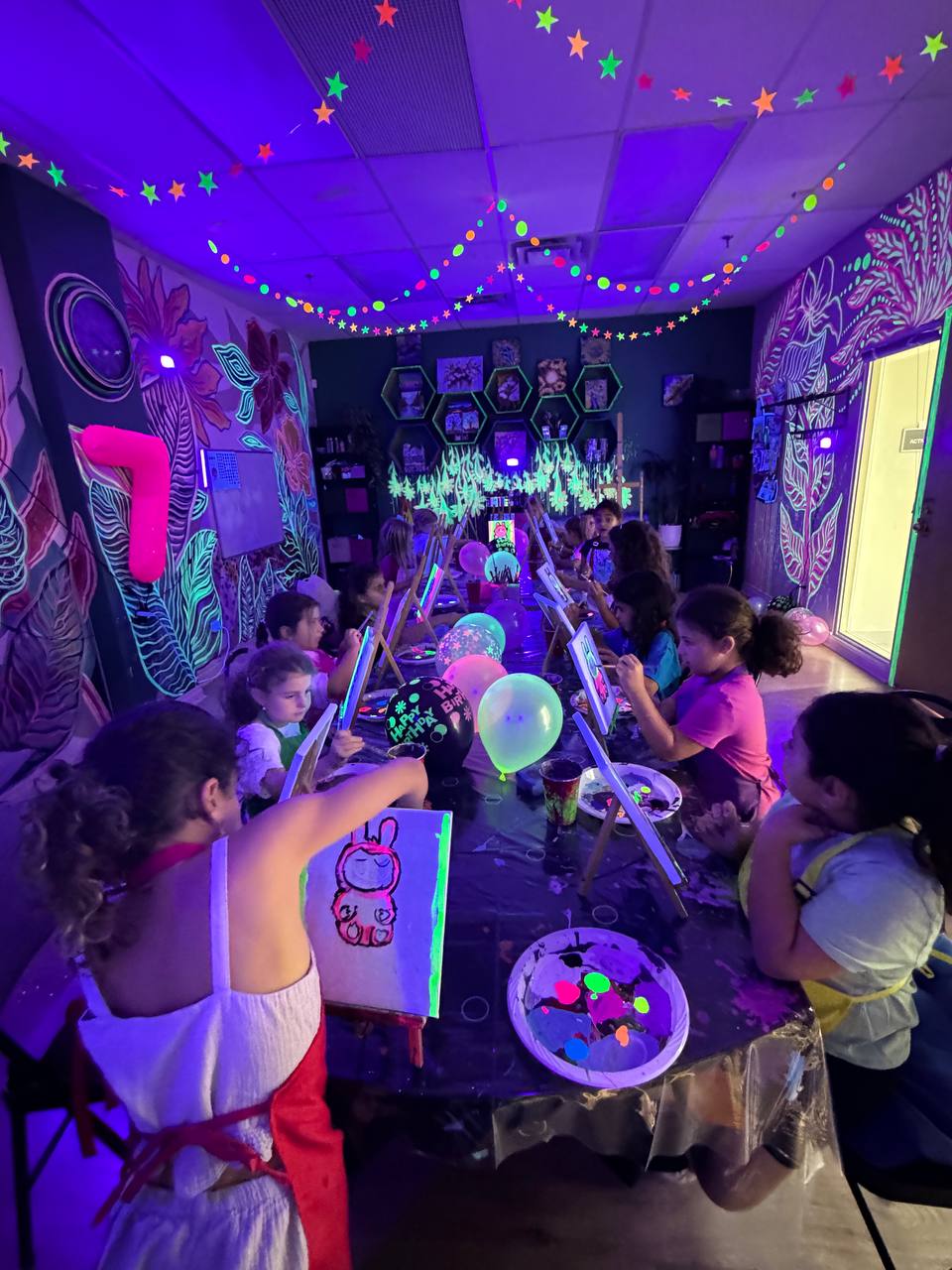 Birthday party painting